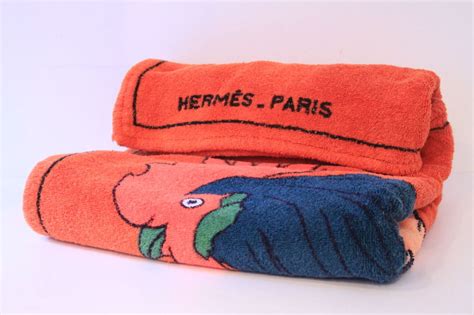 hermes towel set|hermes bath and beach towel.